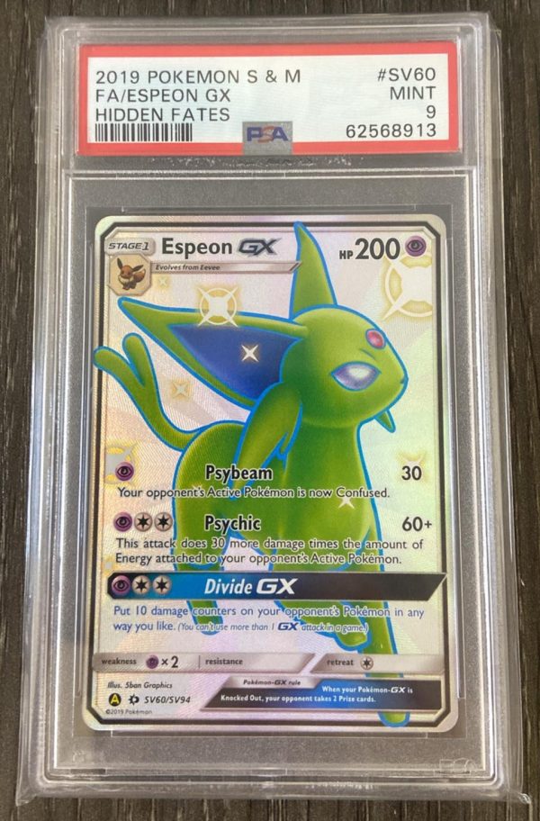 Espeon GX SV60 SV94 Hidden Fates PSA 9 62568913 Discount