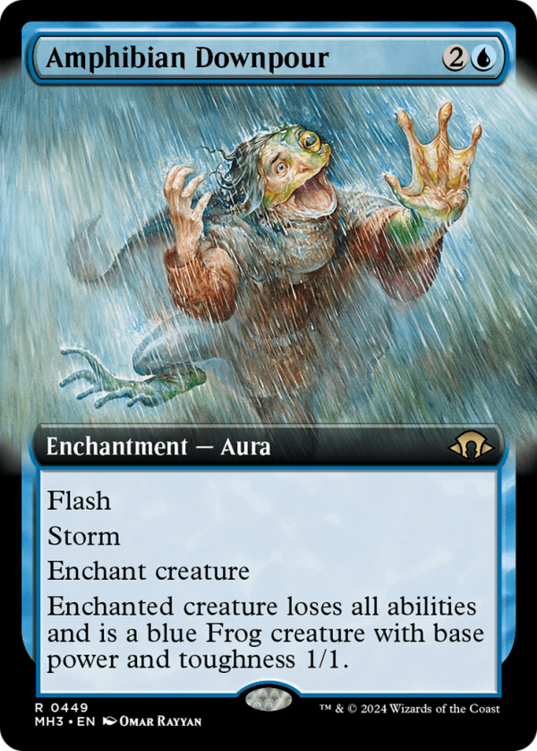 Amphibian Downpour (Extended Art) [Modern Horizons 3] For Sale