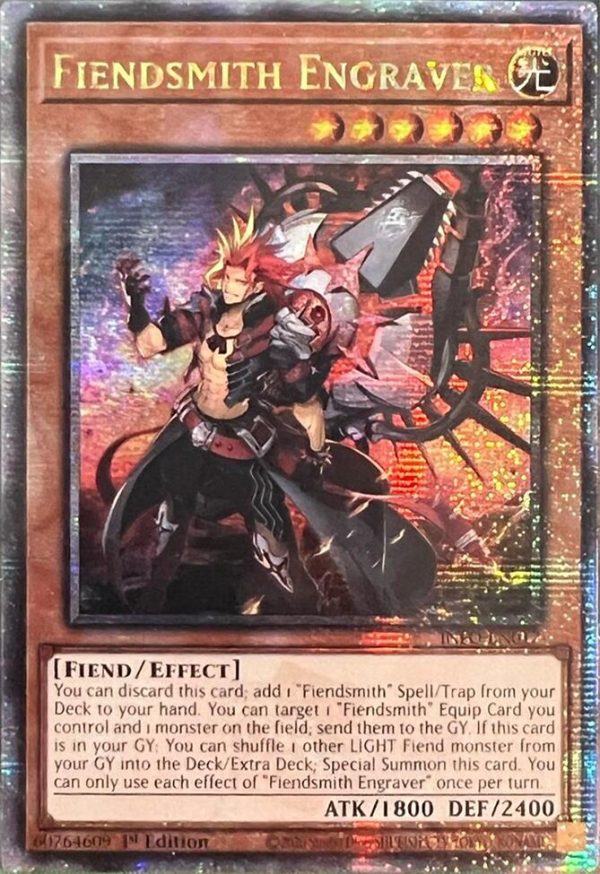 Fiendsmith Engraver (Quarter Century Secret Rare) [INFO-EN017] Quarter Century Secret Rare Online