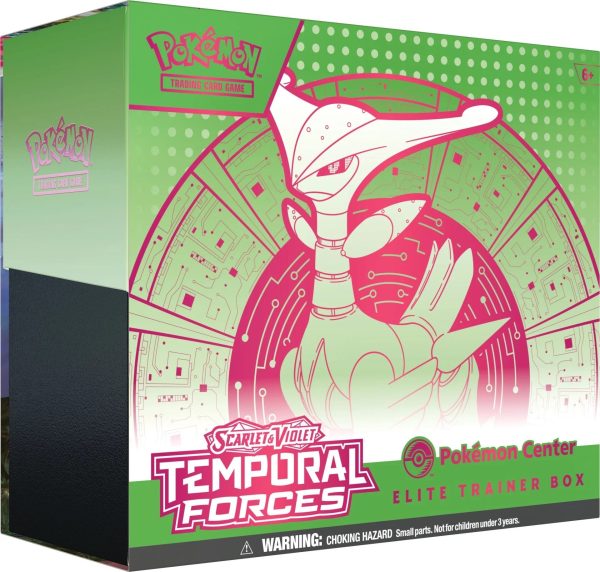 Scarlet & Violet: Temporal Forces - Elite Trainer Box (Iron Leaves) (Pokemon Center Exclusive) Online