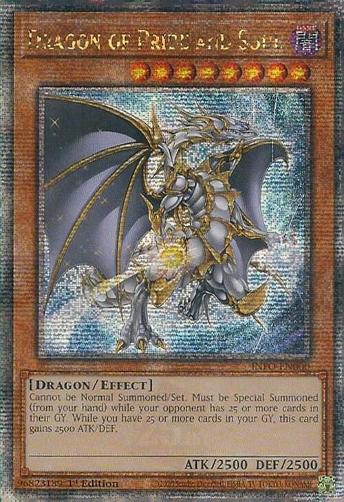 Dragon of Pride and Soul (Quarter Century Secret Rare) [INFO-EN000] Quarter Century Secret Rare Discount