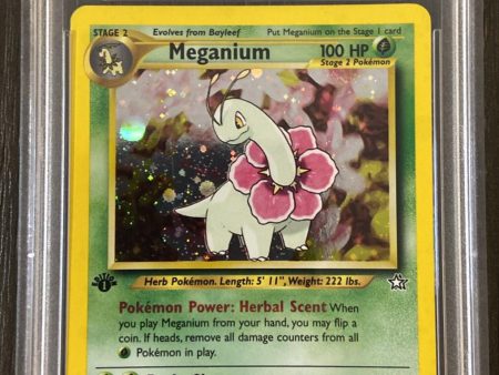 Meganium 10 111 1st Edition Neo Genesis PSA 8 53941145 Cheap