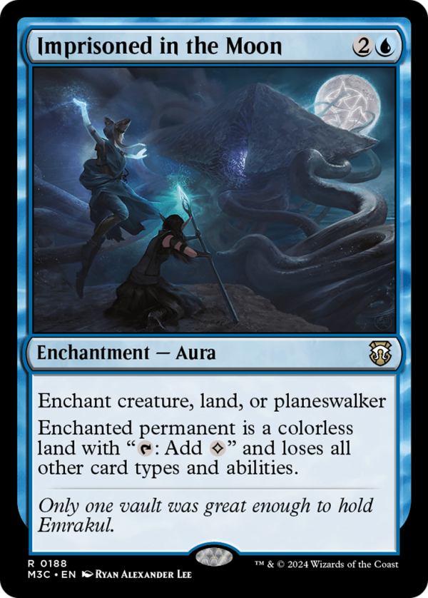 Imprisoned in the Moon (Ripple Foil) [Modern Horizons 3 Commander] For Cheap