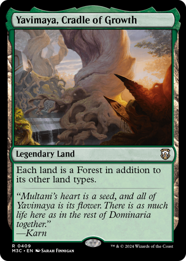 Yavimaya, Cradle of Growth (Ripple Foil) [Modern Horizons 3 Commander] Sale