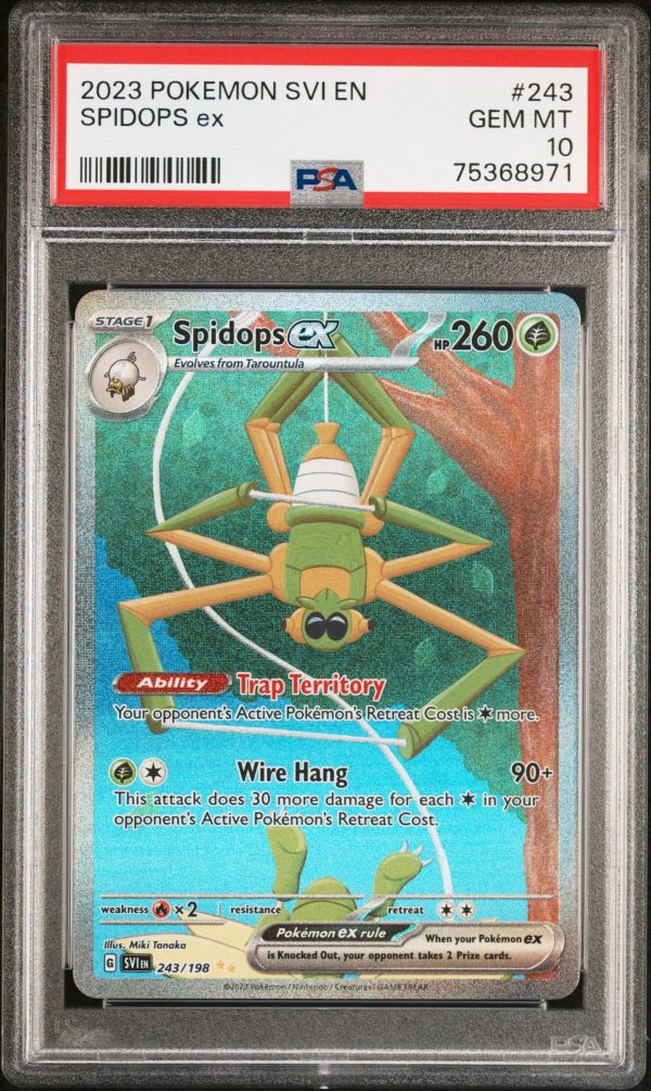 Spidops ex 243 198 Scarlet & Violet PSA 10 75368971 Online