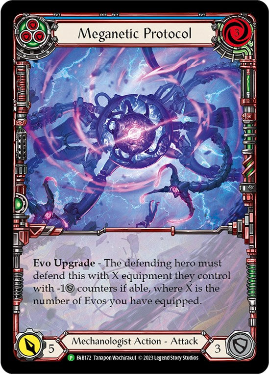 Meganetic Protocol [FAB172] (Promo)  Rainbow Foil For Discount