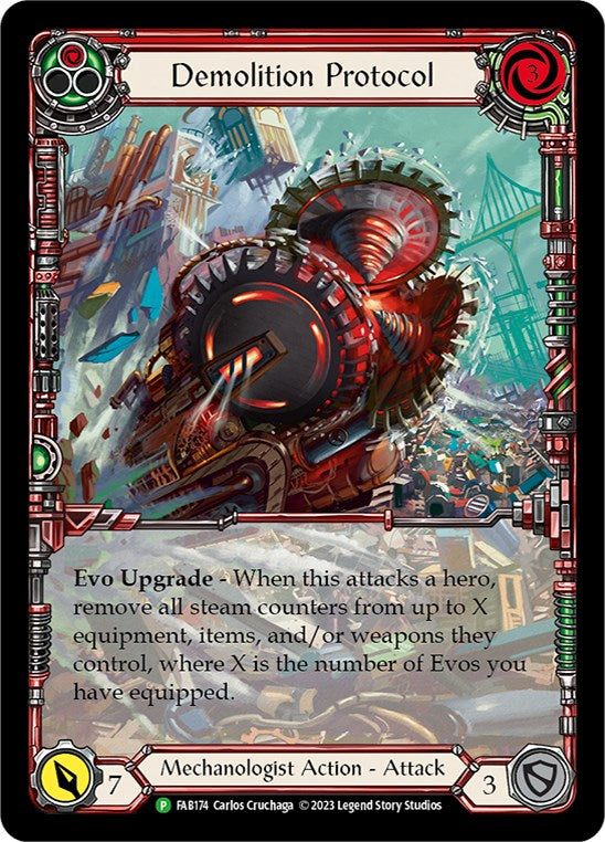 Demolition Protocol [FAB174] (Promo)  Rainbow Foil Sale