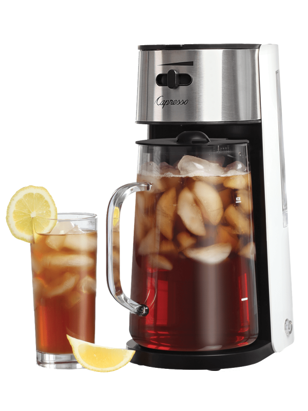 Capresso ICEDTEA-MAKER-RB 624.02 Ice Tea Maker, White Stainless, Black - Certified Refurbished Cheap