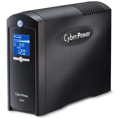 CyberPower Simulated Sine Wave 1500VA   900W 8 Outlets USB UPS Battery Backup - New Battery Certified Refurbished Cheap