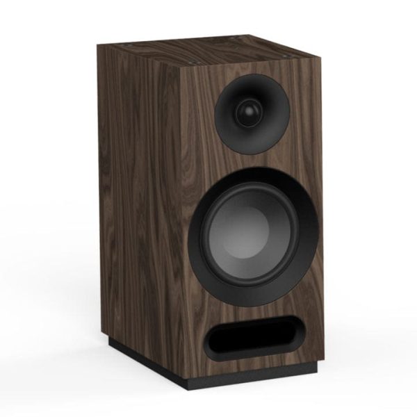 Jamo J1068808 S 803 Dolby Atmos Expandable Bookshelf Speaker Pair Walnut - Certified Refurbished Online