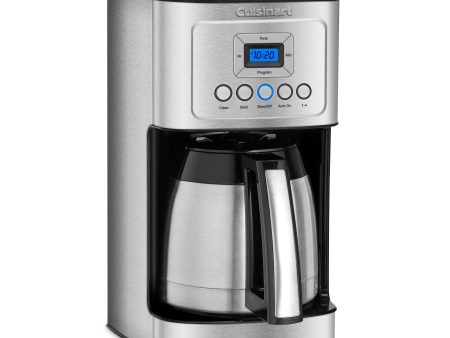 Cuisinart 12-Cup Programmable Thermal Perfect Temp Coffeemaker, Brew Pause, Silver - Certified Refurbished Online now