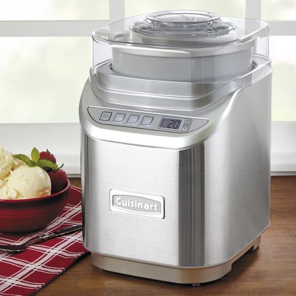 Cuisinart 2 Quart Ice Cream Maker Silver - Certified Refurbished Discount