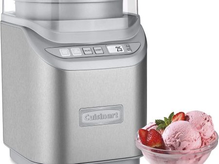 Cuisinart 2 Quart Ice Cream Maker Silver - Certified Refurbished Discount