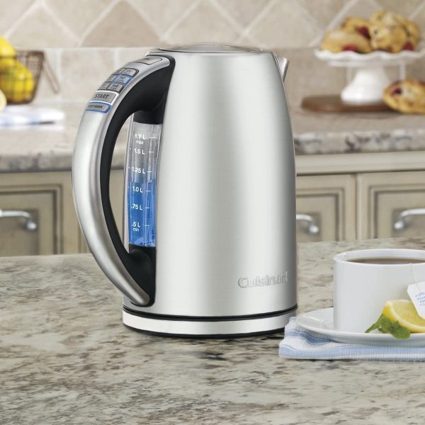 Cuisinart 1.7 Liter Cordless Electric Kettle, Silver - Certified Refurbished Discount