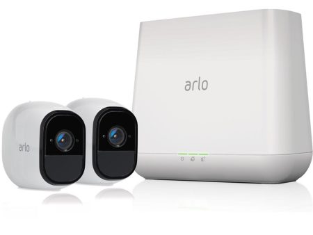 Arlo Pro Smart WireFree HD 720P 2-Camera + Base Station Security System - Certified Refurbished Discount