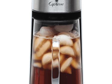 Capresso ICEDTEA-MAKER-RB 624.02 Ice Tea Maker, White Stainless, Black - Certified Refurbished Cheap